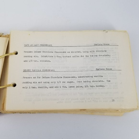 Vint Cooking Around The Square Second Time Around Recipe Cookbook Group Handmade - Picture 2 of 10